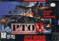 P.T.O. II Super Nintendo US box art